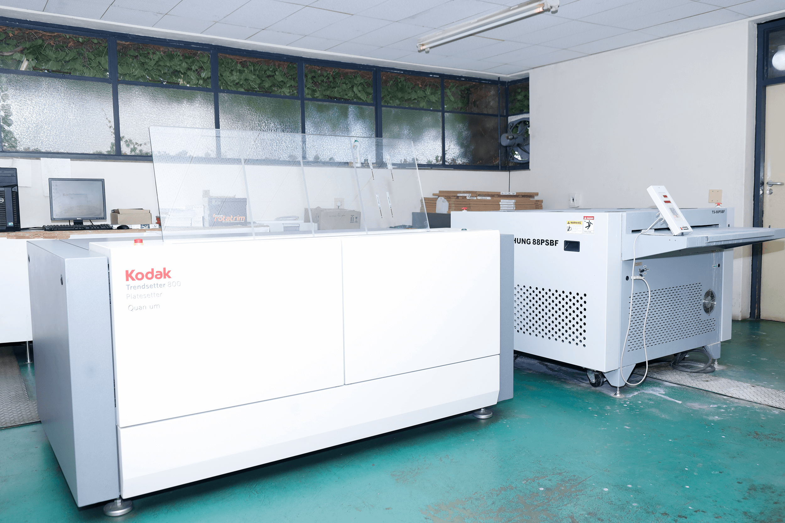 computer-to-plate CTP machine