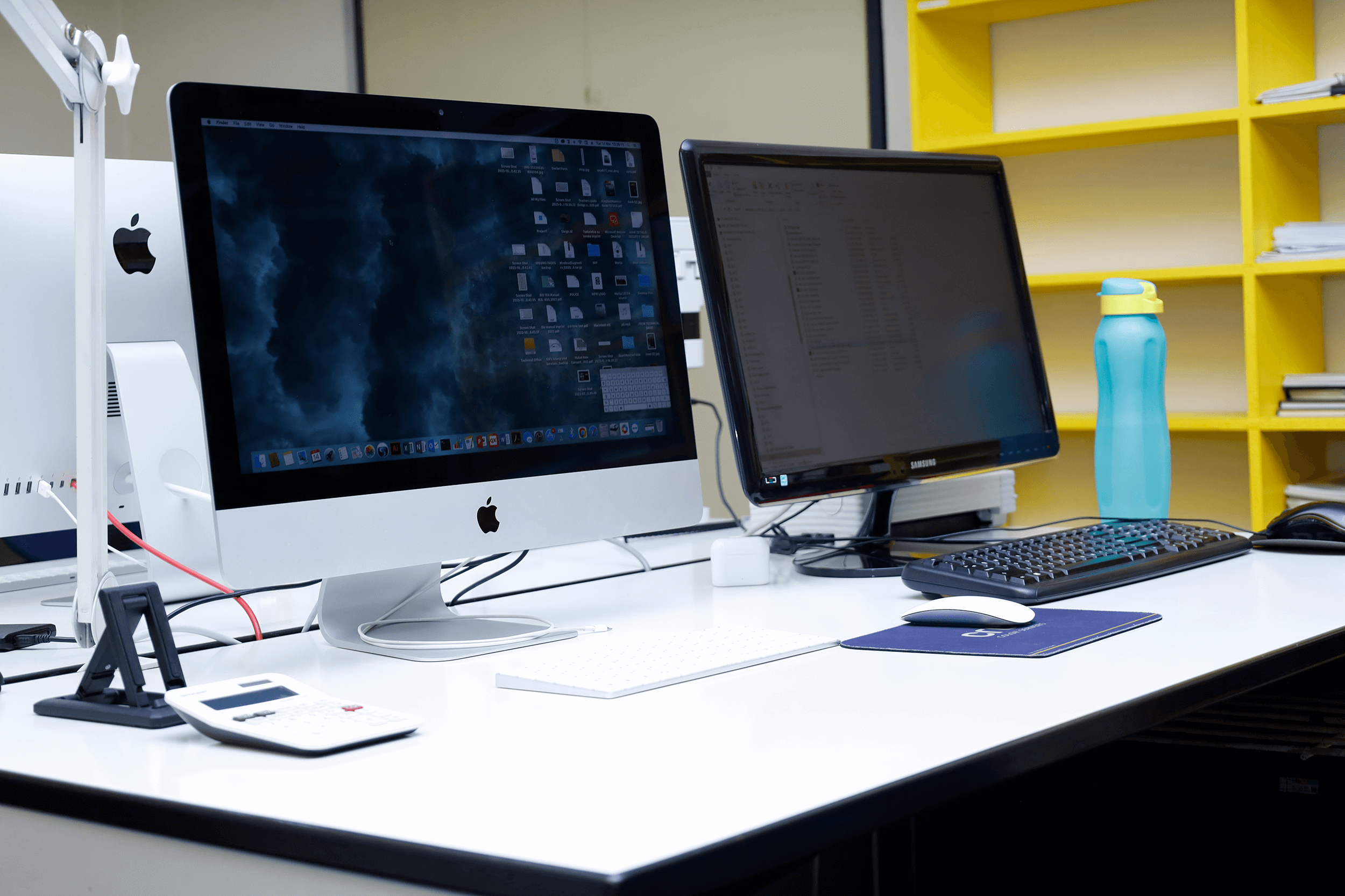 Mac computers in design studio